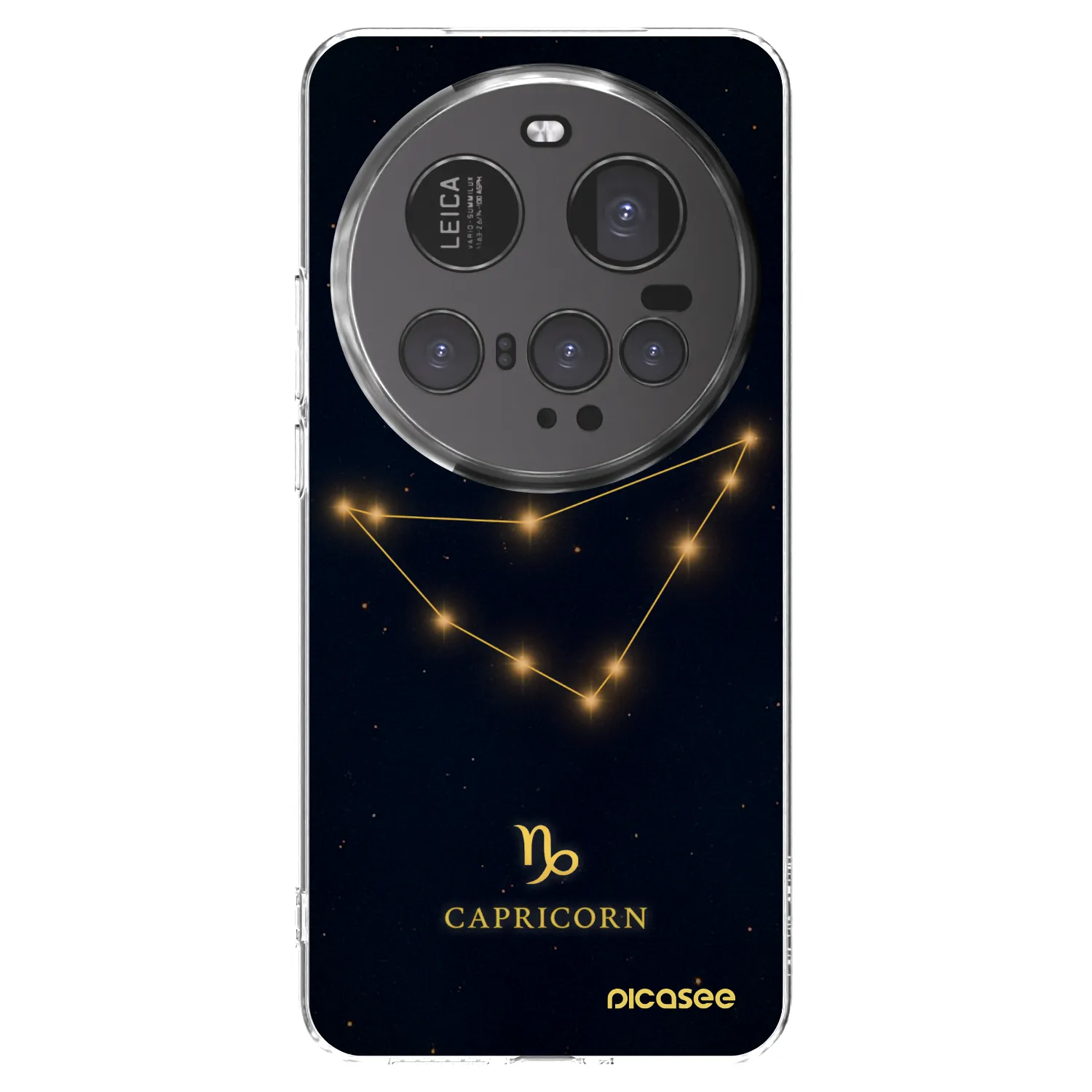 Picasee Xiaomi 15 Ultra Hülle - Transparentes Silikon - CAPRICORN