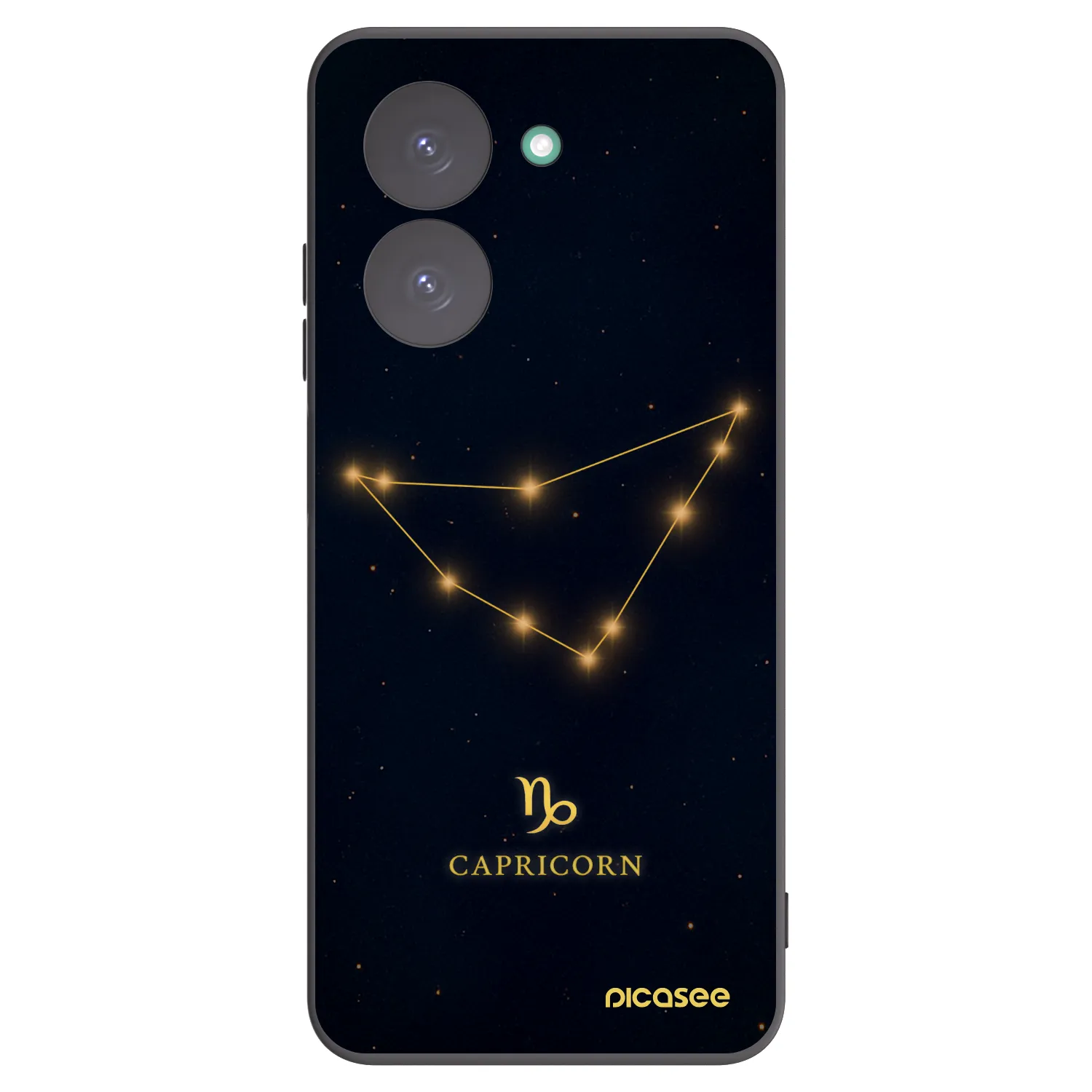 Picasee Xiaomi Redmi A5 Hülle - Schwarzes Silikon - CAPRICORN