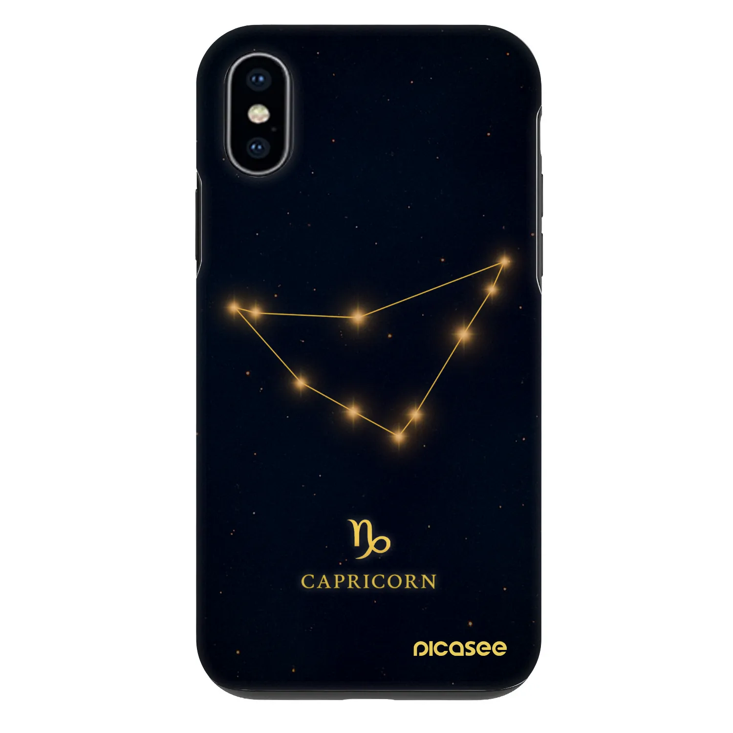 Picasee Fashion Case für Apple iPhone X/XS - CAPRICORN