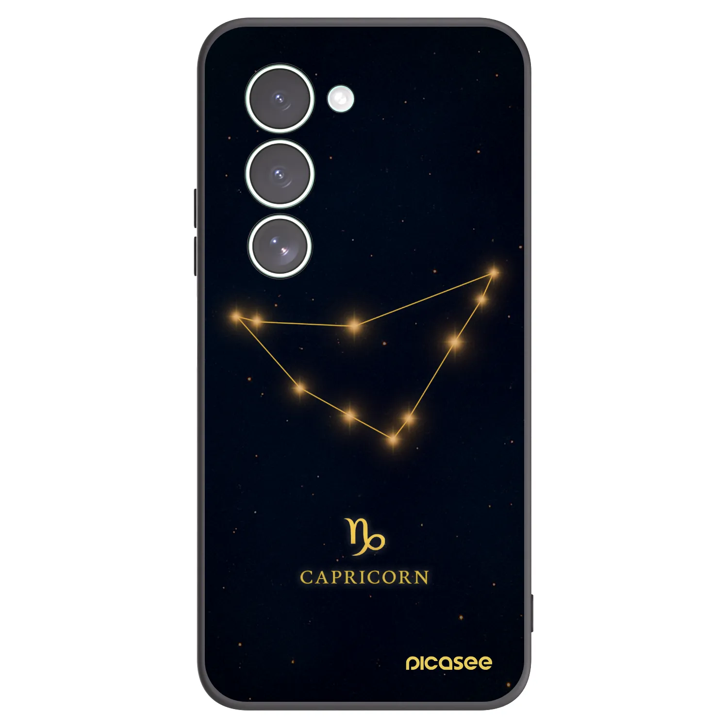 Picasee Xiaomi Redmi 15 5G Hülle - Schwarzes Silikon - CAPRICORN