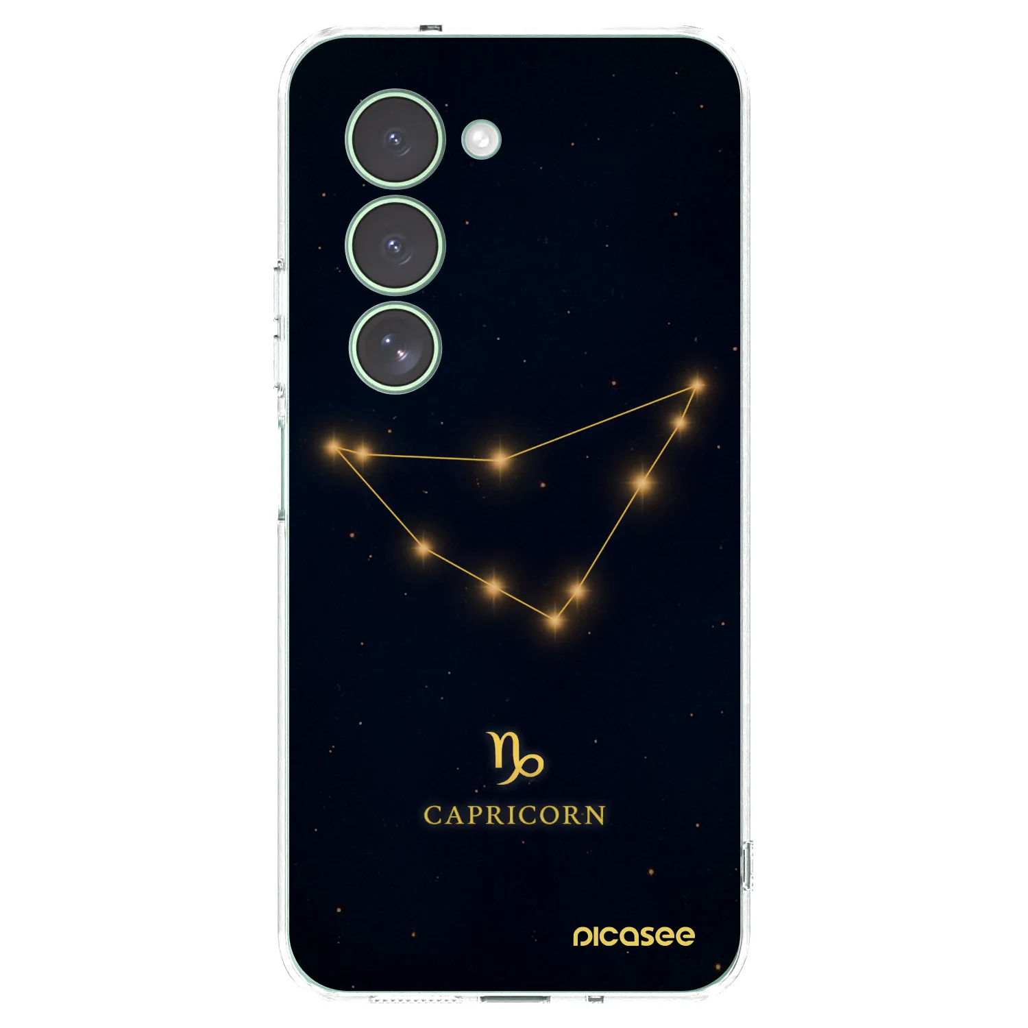 Picasee Xiaomi Redmi 15 5G Hülle - Transparentes Silikon - CAPRICORN