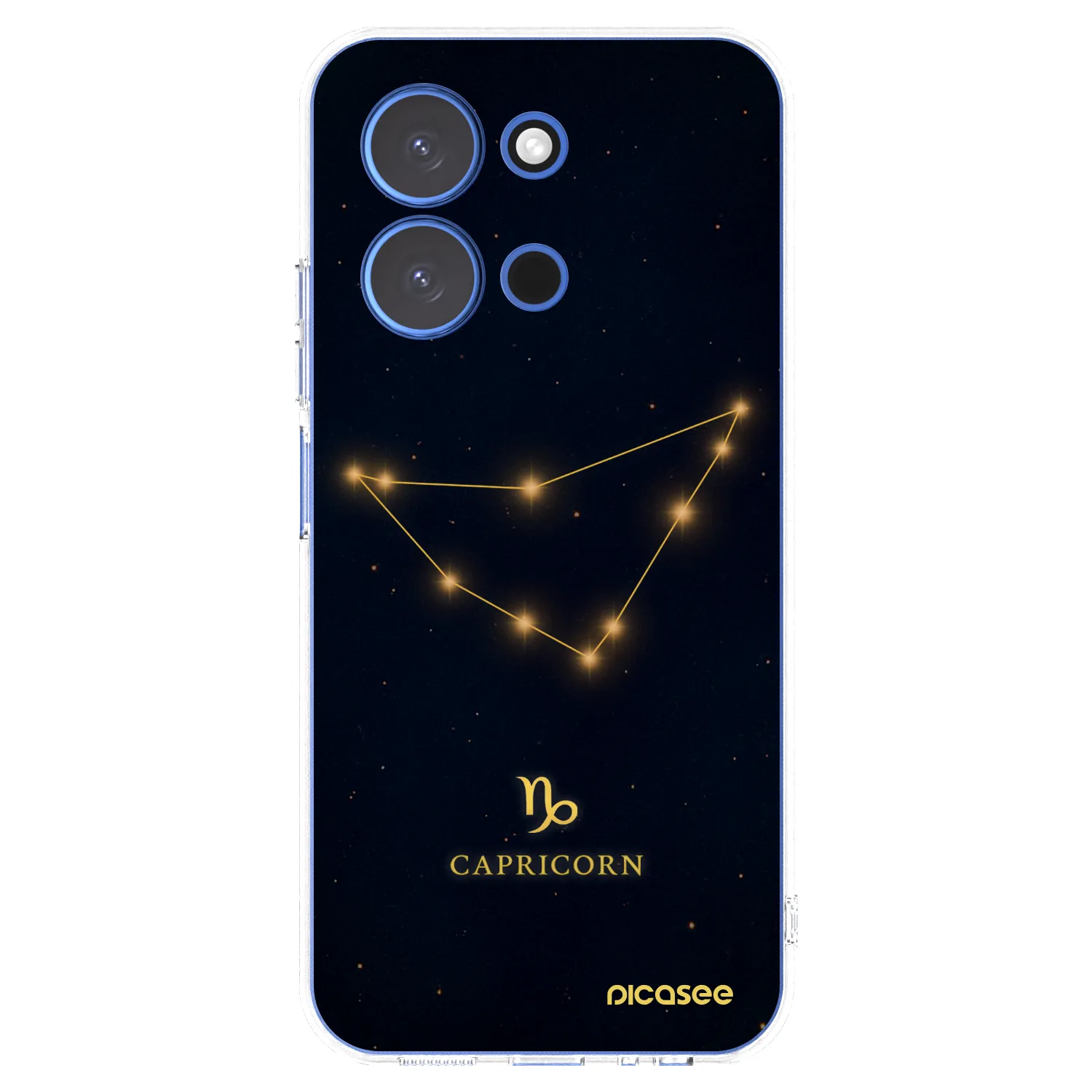 Picasee Xiaomi Redmi 15C 4G Hülle - Transparentes Silikon - CAPRICORN