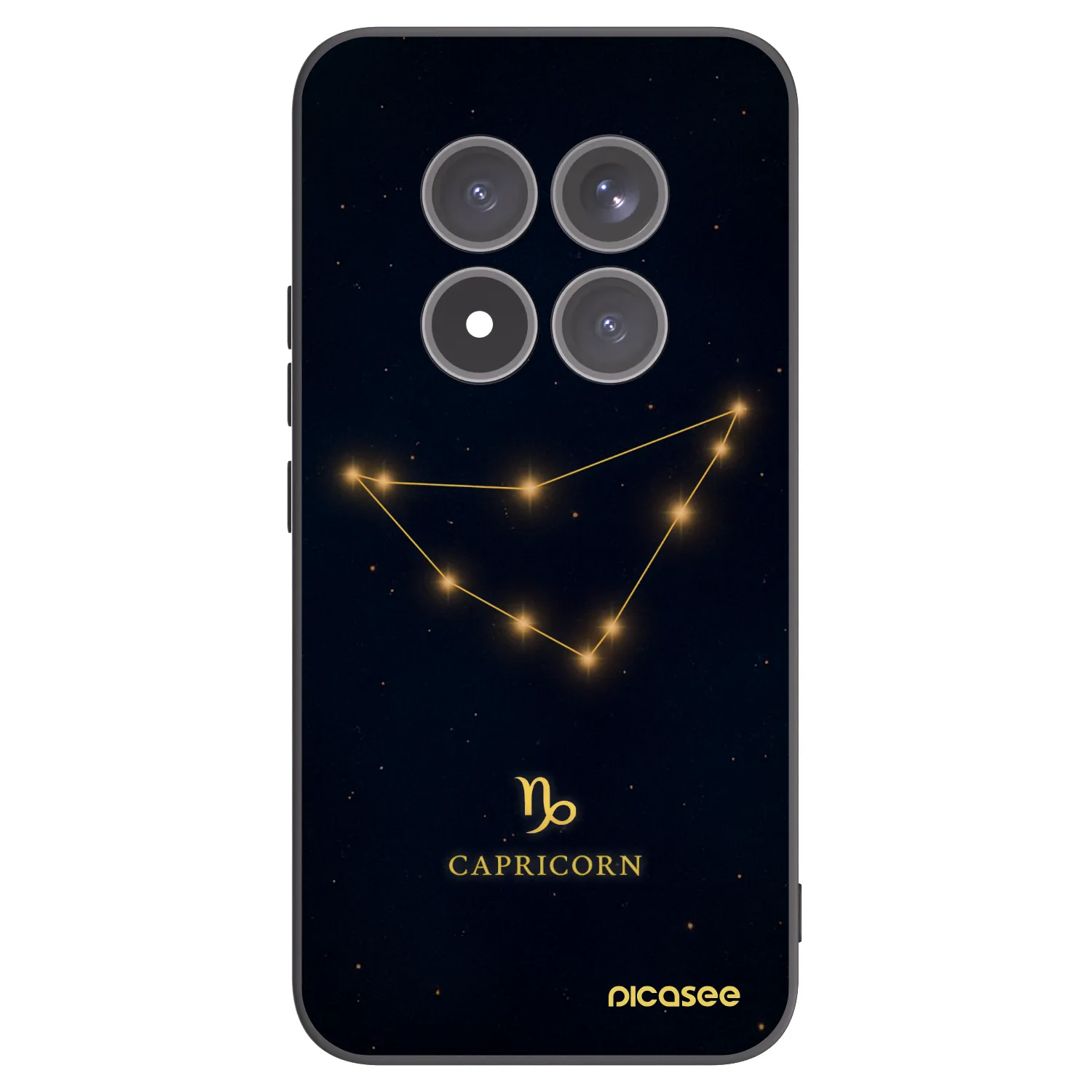 Picasee Xiaomi Redmi Note 15 Pro+ Hülle - Schwarzes Silikon - CAPRICORN