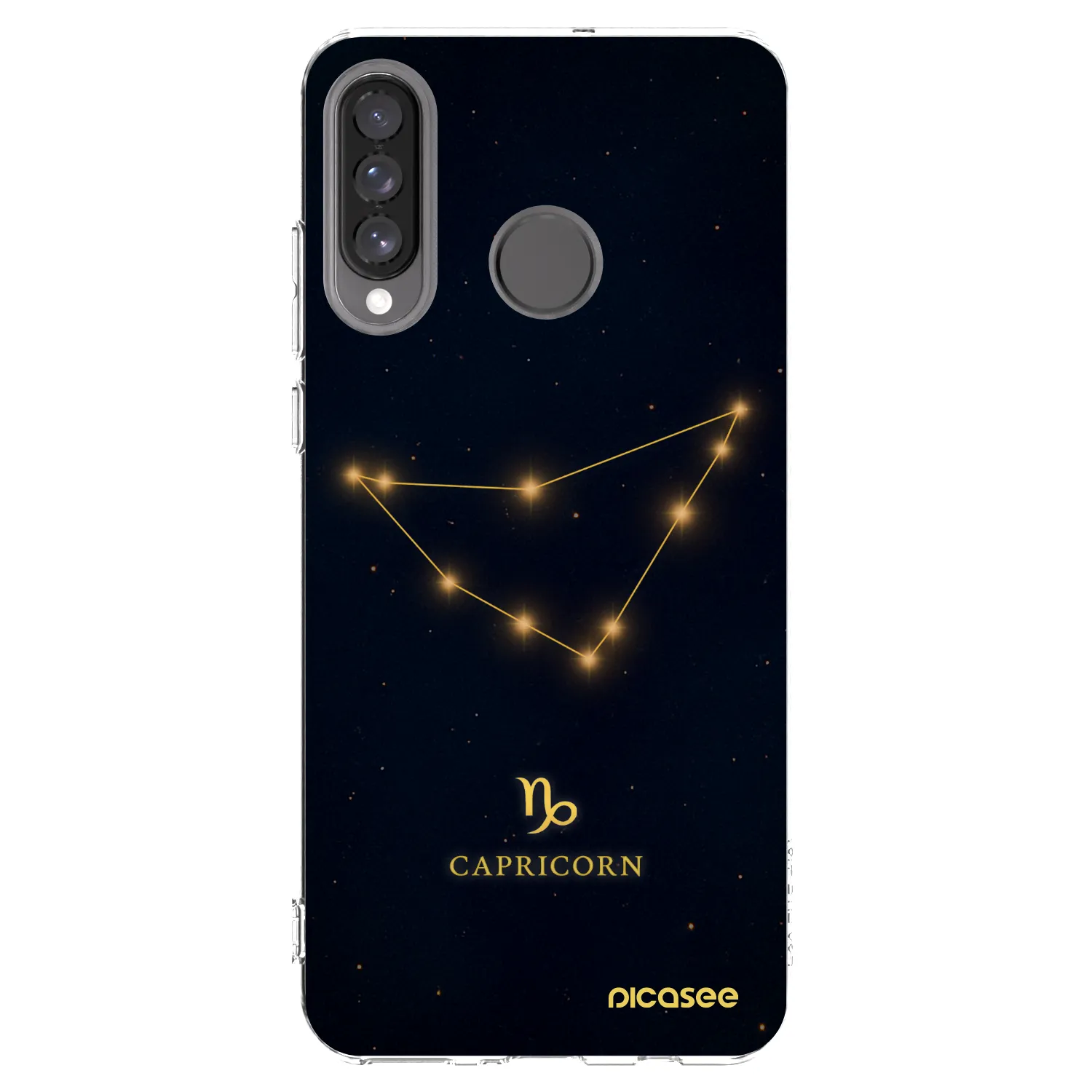 Picasee Huawei P30 Lite Hülle - Transparentes Silikon - CAPRICORN