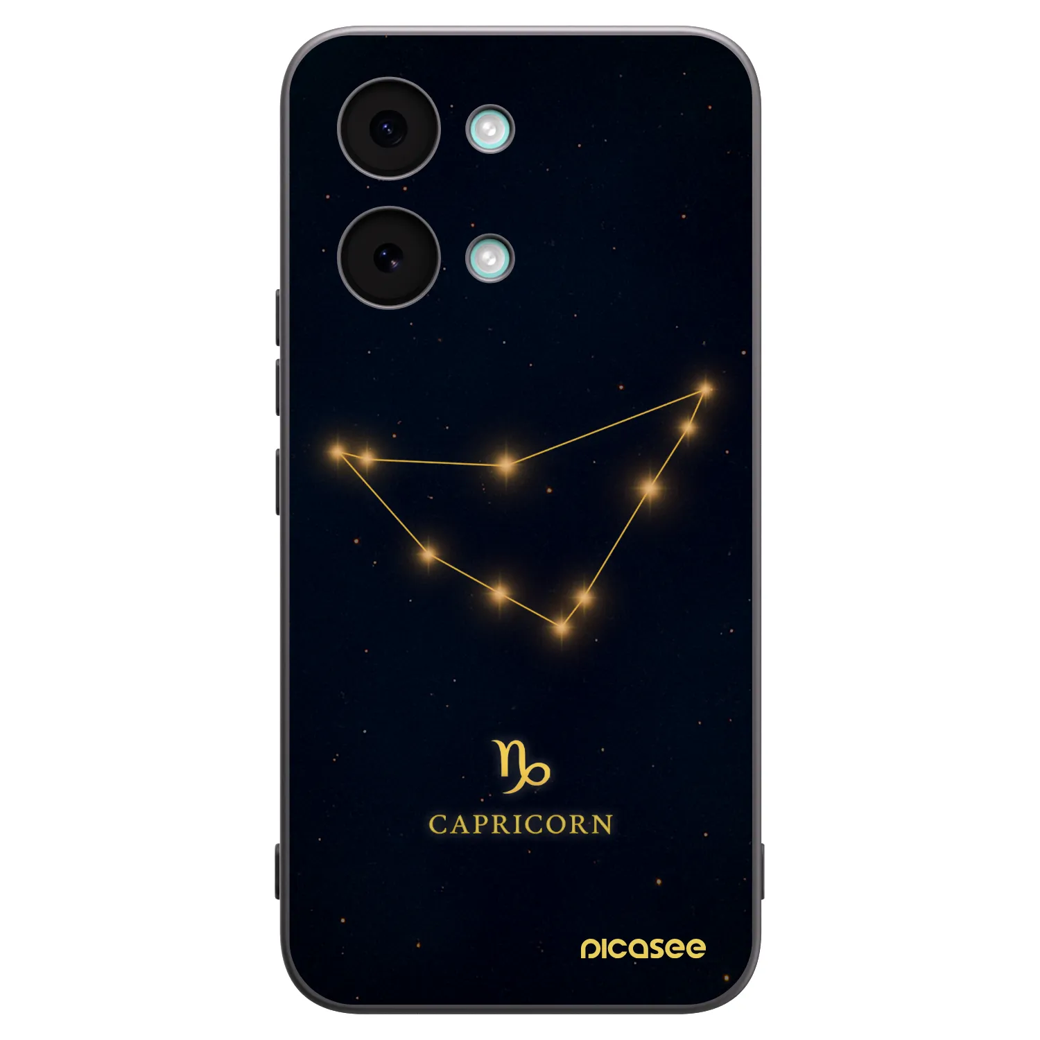 Picasee Xiaomi Poco X8 Pro Max Hülle - Schwarzes Silikon - CAPRICORN