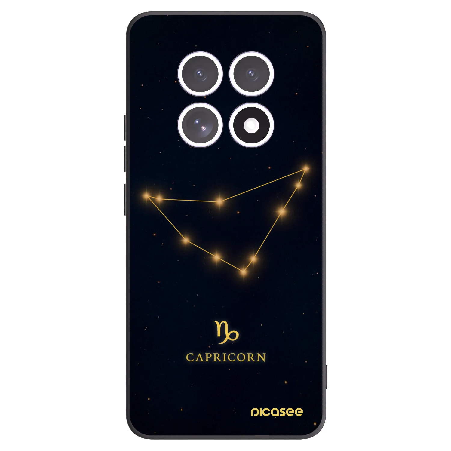 Picasee Xiaomi Redmi Note 15 5G Hülle - Schwarzes Silikon - CAPRICORN