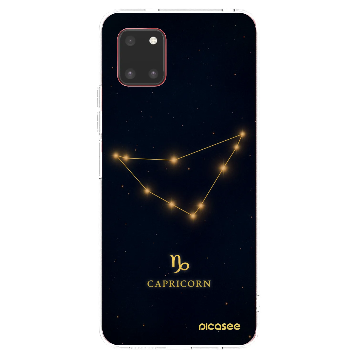 Picasee Samsung Galaxy Note 10 Lite N770F Hülle - Transparentes Silikon - CAPRICORN