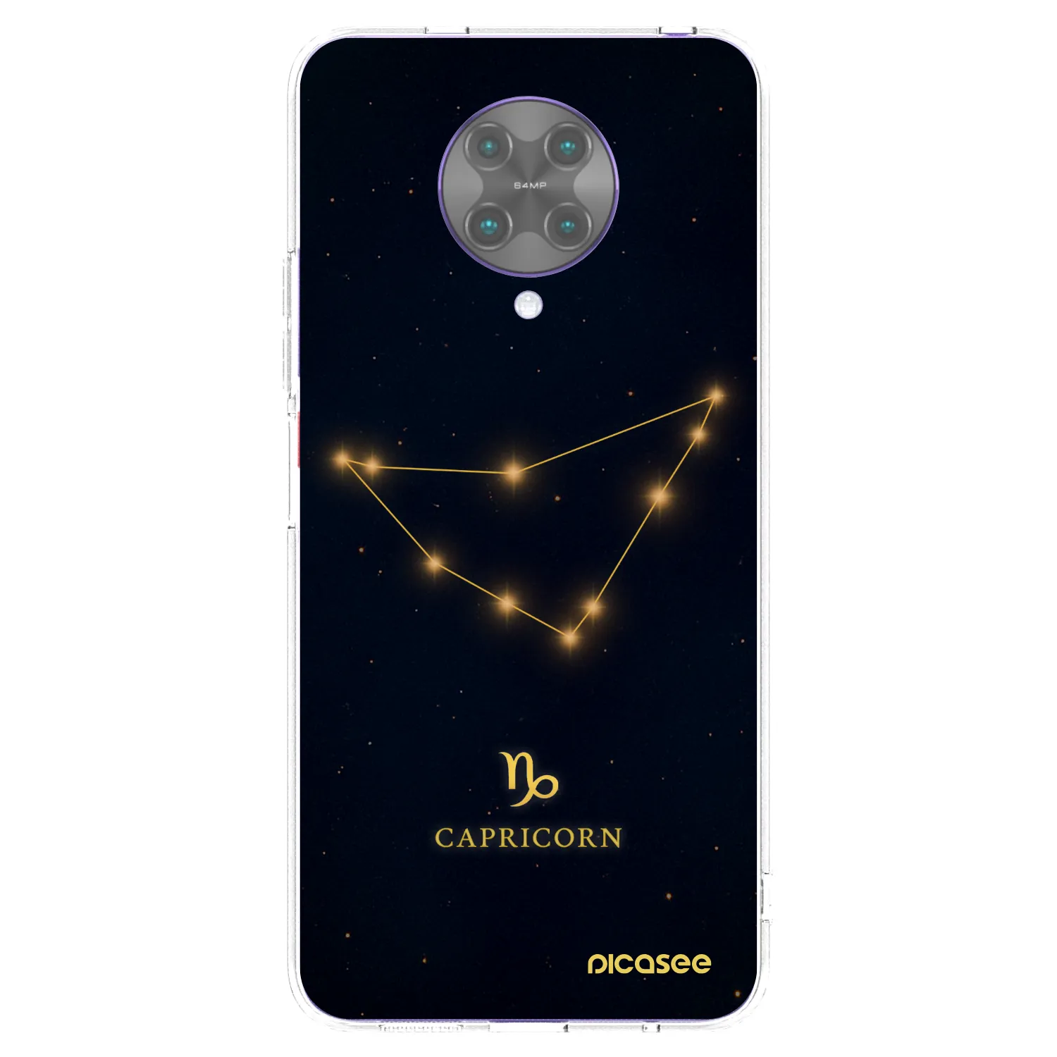 Picasee Xiaomi Poco F2 Pro Hülle - Transparentes Silikon - CAPRICORN