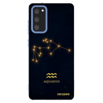 Picasee Samsung Galaxy S20 FE Hülle - Transparentes Silikon - AQUARIUS
