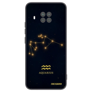Picasee Xiaomi Mi 10T Lite Hülle - Schwarzes Silikon - AQUARIUS