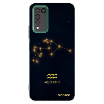 Picasee Honor 10X Lite Hülle - Transparentes Silikon - AQUARIUS