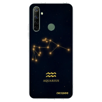Picasee Realme 6i Hülle - Transparentes Silikon - AQUARIUS