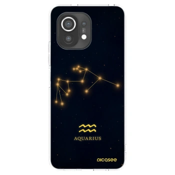 Picasee Xiaomi Mi 11 Hülle - Transparentes Silikon - AQUARIUS