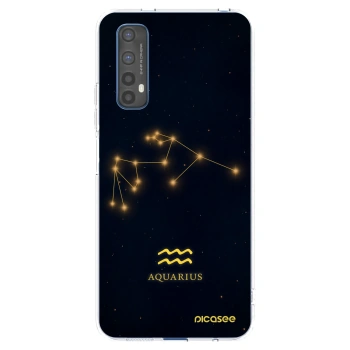 Picasee Realme 7 Hülle - Transparentes Silikon - AQUARIUS