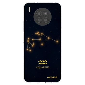 Picasee Huawei Nova 8i Hülle - Transparentes Silikon - AQUARIUS