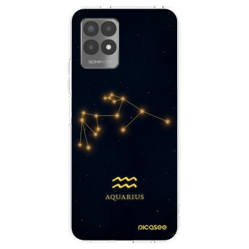 Picasee Realme 8i Hülle - Transparentes Silikon - AQUARIUS