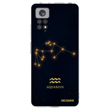 Picasee Xiaomi Redmi Note 11 Hülle - Transparentes Silikon - AQUARIUS