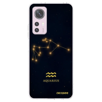 Picasee Xiaomi 12 Hülle - Transparentes Silikon - AQUARIUS