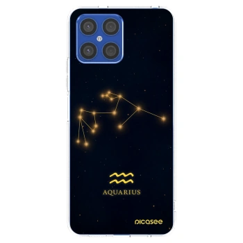 Picasee Honor X8 4G Hülle - Transparentes Silikon - AQUARIUS