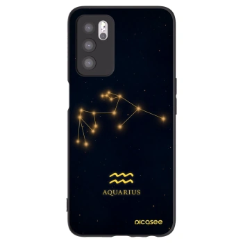Picasee OPPO A16s Hülle - Schwarzes Silikon - AQUARIUS