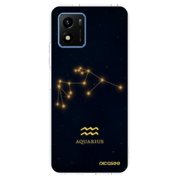 Picasee Vivo Y01 Hülle - Transparentes Silikon - AQUARIUS