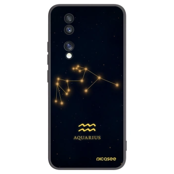 Picasee Honor 70 Hülle - Schwarzes Silikon - AQUARIUS