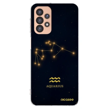 Picasee Samsung Galaxy A23 A236B 5G Hülle - Transparentes Silikon - AQUARIUS