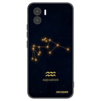 Picasee Xiaomi Redmi A1 Hülle - Schwarzes Silikon - AQUARIUS
