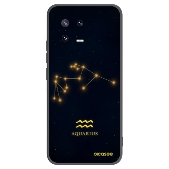 Picasee Xiaomi 13 Pro Hülle - Schwarzes Silikon - AQUARIUS