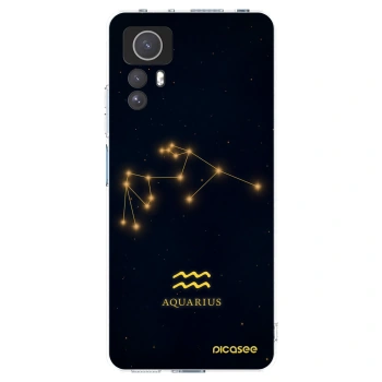 Picasee Xiaomi Redmi Note 12S Hülle - Transparentes Silikon - AQUARIUS