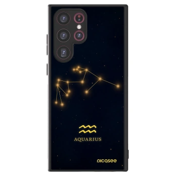Picasee ULTIMATE CASE PowerShare für Samsung Galaxy S22 Ultra 5G - AQUARIUS