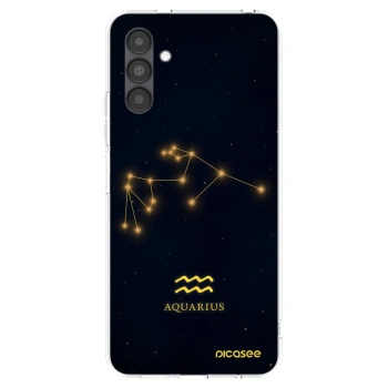 Picasee Samsung Galaxy A04s A047F Hülle - Transparentes Silikon - AQUARIUS
