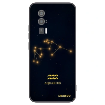 Picasee Xiaomi Poco F5 Pro 5G Hülle - Schwarzes Silikon - AQUARIUS