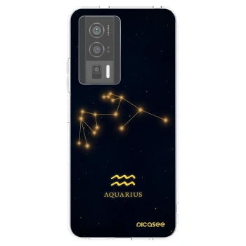 Picasee Xiaomi Poco F5 Pro 5G Hülle - Transparentes Silikon - AQUARIUS