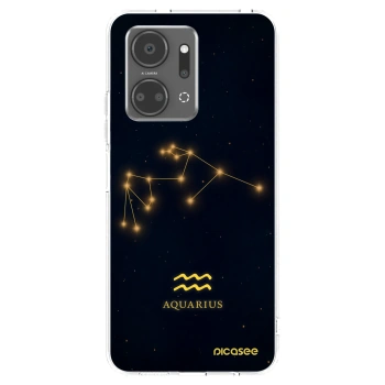 Picasee Honor X7a Hülle - Transparentes Silikon - AQUARIUS