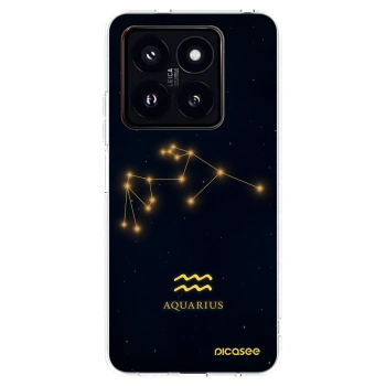 Picasee Xiaomi 14 Pro Hülle - Transparentes Silikon - AQUARIUS