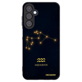 Picasee Samsung Galaxy A25 A256B 5G Hülle - Schwarzes Silikon - AQUARIUS