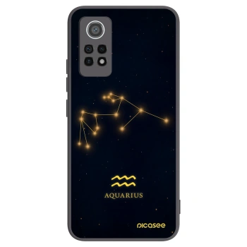 Picasee Xiaomi Redmi Note 12 Pro 4G Hülle - Schwarzes Silikon - AQUARIUS