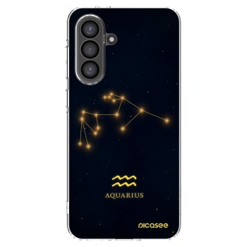 Picasee Samsung Galaxy A36 5G Hülle - Transparentes Silikon - AQUARIUS
