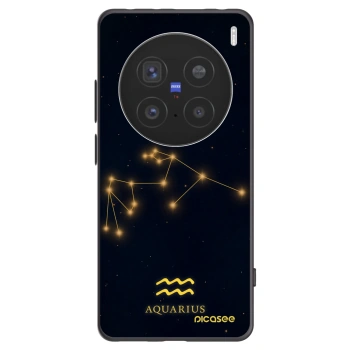 Picasee Vivo X200 Pro Hülle - Schwarzes Silikon - AQUARIUS