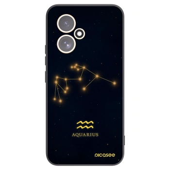 Picasee Honor 400 5G Hülle - Schwarzes Silikon - AQUARIUS