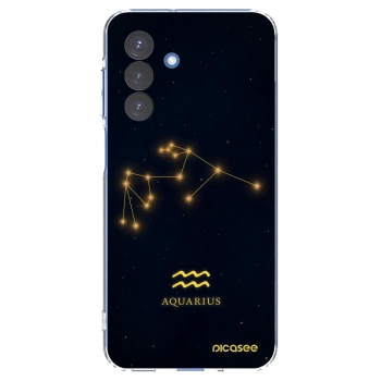 Picasee Samsung Galaxy A17 5G Hülle - Transparentes Silikon - AQUARIUS