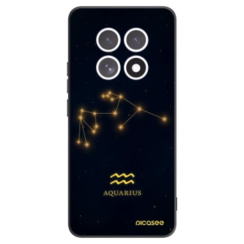 Picasee Xiaomi Redmi Note 15 5G Hülle - Schwarzes Silikon - AQUARIUS