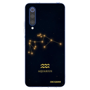 Picasee Xiaomi Mi 9 SE Hülle - Transparentes Silikon - AQUARIUS