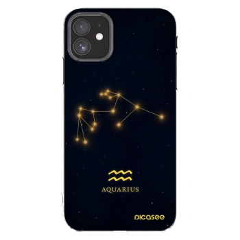 Picasee Apple iPhone 11 Hülle - Transparentes Silikon - AQUARIUS