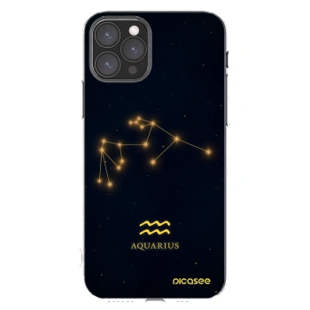 Picasee Apple iPhone 11 Pro Hülle - Transparentes Silikon - AQUARIUS