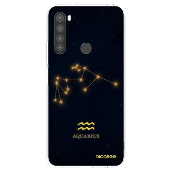 Picasee Xiaomi Redmi Note 8 Hülle - Transparentes Silikon - AQUARIUS