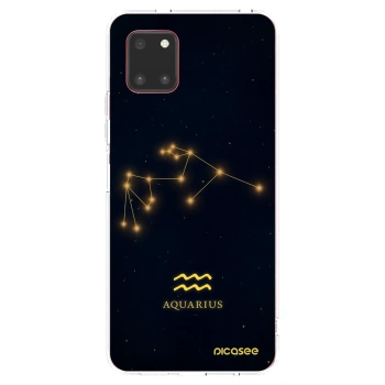 Picasee Samsung Galaxy Note 10 Lite N770F Hülle - Transparentes Silikon - AQUARIUS