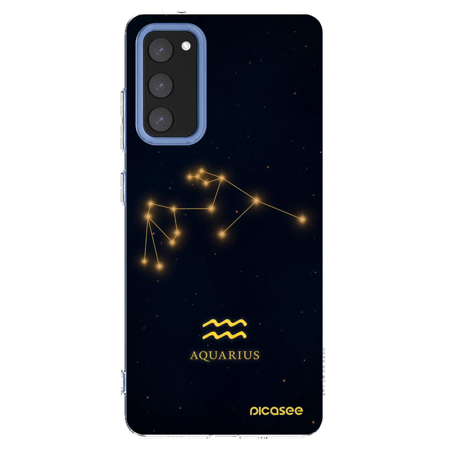 Picasee Samsung Galaxy S20 FE Hülle - Transparentes Silikon - AQUARIUS