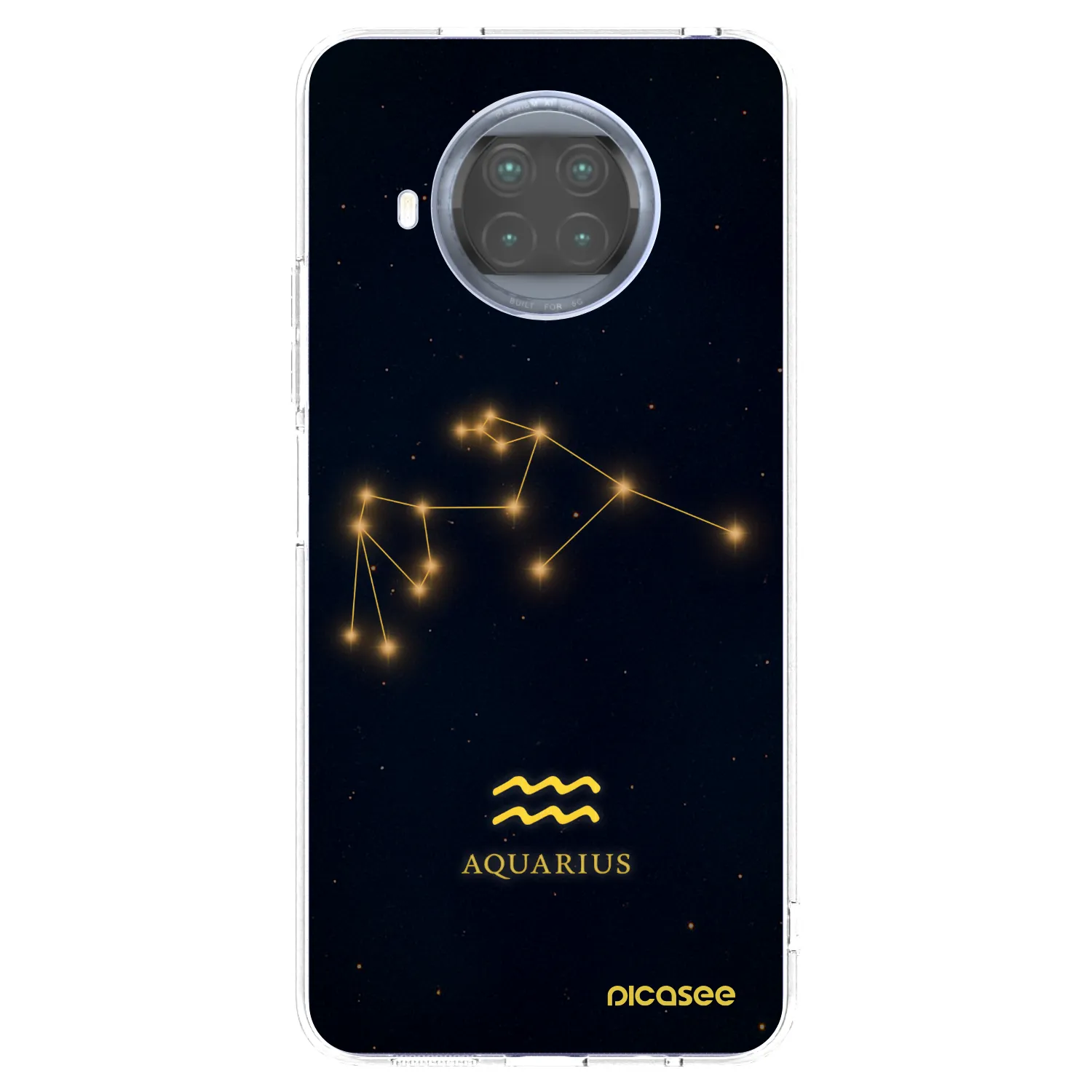 Picasee Xiaomi Mi 10T Lite Hülle - Transparentes Silikon - AQUARIUS